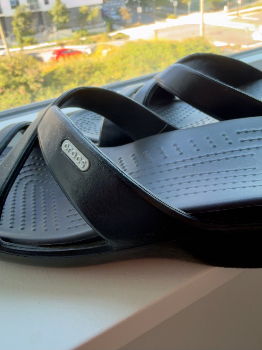 Crocs  Black Slide Sandals